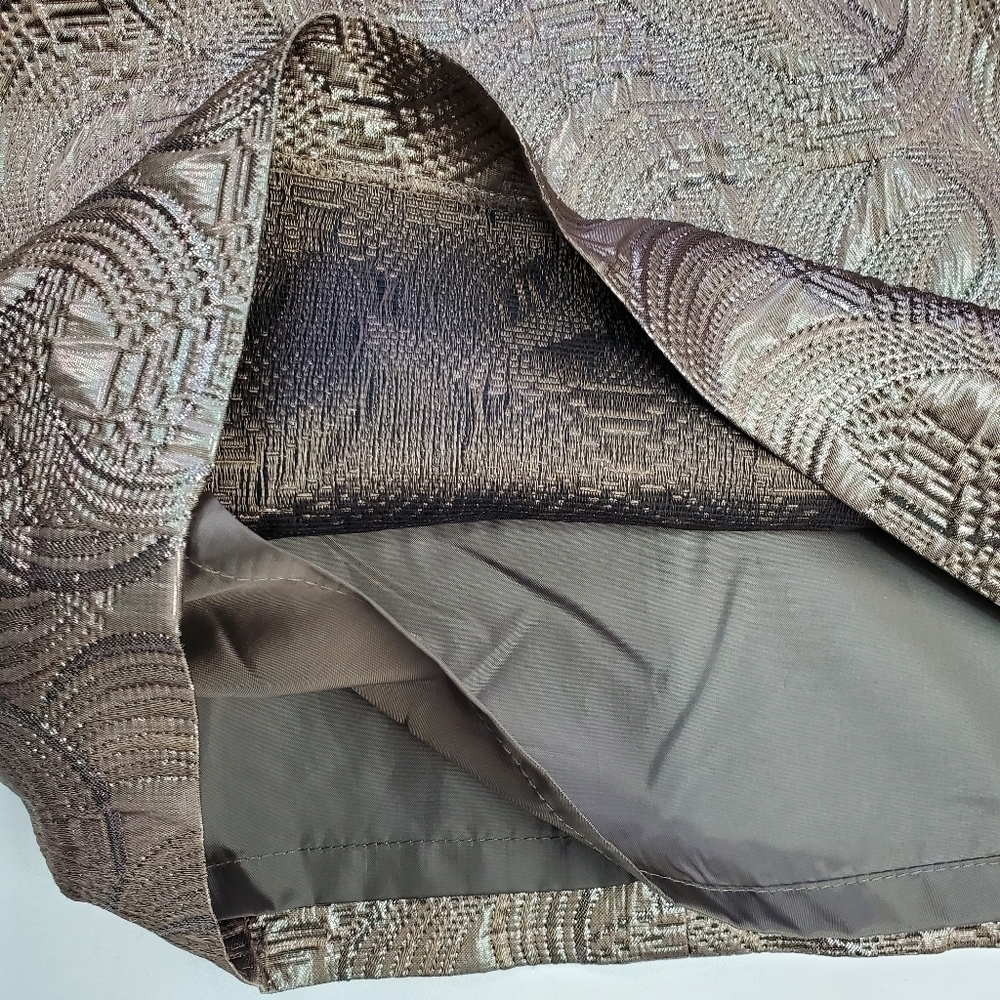 BANANA REPUBLIC Brown Iridescent Shift Dress 4 - Picture 14 of 14